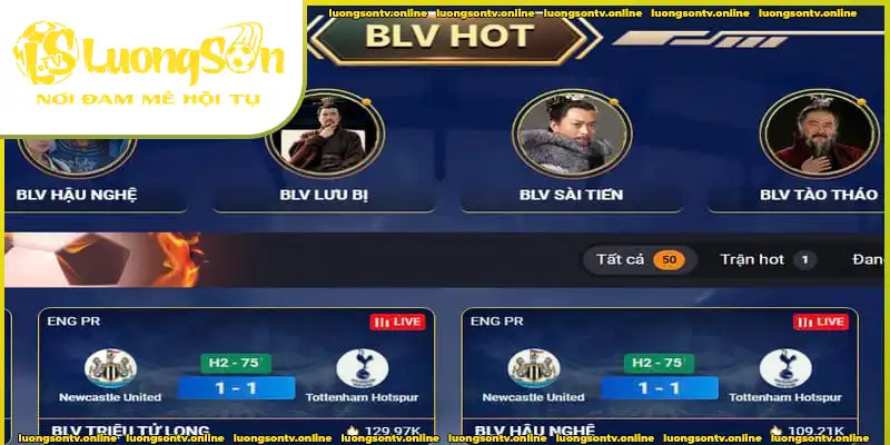 Bình luận viên tại luongsontv rất chuyên nghiệp Bình luận viên tại luongsontv rất chuyên nghiệp